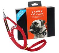 Canny No-Pull Dog Training Headcollar To Stop Pulling On Lead Red Size 7 | Kind, safe, comfortable & gentle, trains your dog to walk on his normal collar & loose lead without harsh correction.