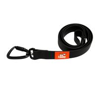 Canny Waterproof Dog Lead - Wipe Clean & Odourless | No Smell Walking Lead with Locking Carabiner | Built for Wet, Muddy Dog Walks - Black