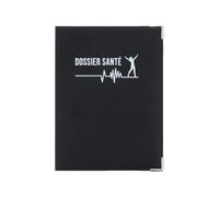 CANOCEA Health Case Black Imitation Leather with Credit Card + Mutual Card + Prescriptions Made in France
