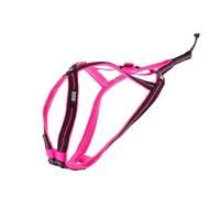 Canocross X-Back One Orange Adjustable Neck and Back Harness for Activity Canocross, the I-Dog Brand is a French Brand (XXXS) (Pink, 4XS)