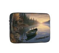 Canoe by The Water Laptop Case 13 inch Shockproof Protective Notebook Case Water Resistant Laptop Bags Carrying Computer Bag Portable Business Briefcase for Men Women