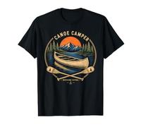 Canoe Camper Weekend Ritual Mountain Value Graphic T-Shirt
