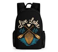 Canoe Paddles Live Love Lake Life Laptop Backpacks Travel Work Backpack