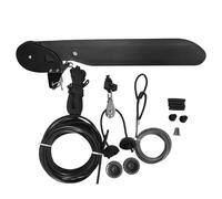 Canoe Rudder System - Portable Kayak Steering Kit, Easy-Mount Foot Pedals | Precise Accessories Replacement Nylon Parts, Watercraft Navigation Control for Sit-on-Top Boat, Sea Touring Vessel, or Small
