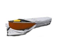 Canoe Storage Dust Cover Kayak Canoe Paddle Board Storage Cover Waterproof 420D Oxford Grey 10-18FT(10FT*2.3FT：3.1m*0.7m)