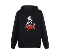 CANOEING Africa Twin Men's Hoody Africa Twin Motorcycle Tees Men's Hoody Unisex Ptinted Hoodies Long Sleeve Men's Hooded with Pocket Black XL