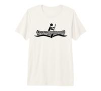 Canoeing Kayak Wind Surfing Sailing Funny Word Art Boating Premium T-Shirt