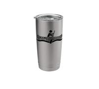 Canoeing Kayak Wind Surfing Sailing Funny Word Art Boating Stainless Steel Insulated Tumbler
