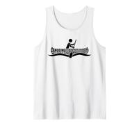 Canoeing Kayak Wind Surfing Sailing Funny Word Art Boating Tank Top
