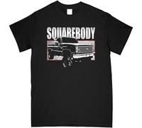 CANOEING Men's 80s Square Body Chevy T-Shirt Black L