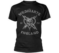 CANOEING Men's The Wildhearts ' 1989' T Shirt Black XXL