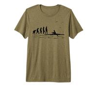 Canoes-Rowing Canoe-Rower Canoeing-Canoeist Evolution Canoes Premium T-Shirt