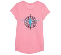 Canoes-Rowing Canoe-Rower Canoeing-Canoeist Kayaking Canoes T-Shirt, Girls, Pink, Large