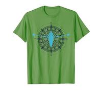 Canoes-Rowing Canoe-Rower Canoeing-Canoeist Kayaking Canoes T-Shirt, Men, Grass Green, Medium