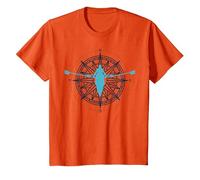 Canoes-Rowing Canoe-Rower Canoeing-Canoeist Kayaking Canoes T-Shirt, Youth, Orange, Large