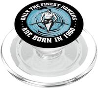 Canoes-Rowing Vintage born in 1960 Birthday Canoe-Rowers PopSockets PopGrip for MagSafe