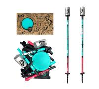 CANOFF! Ground Spike Set - The New Exciting Flying Disc Game for All Ages with Longer-Lasting Durable Aluminum Cans & Quick-Assembly Mesh Carry Bag