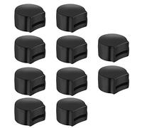 Canomo Pack of 10 Comfortable Rubber Clarinet Thumb Rest Cushion Protector, Black