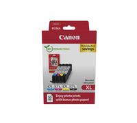 Canon CLI-571XL Inkjet Cartridges + 4x6 Photo Paper Glossy 50 Sheets