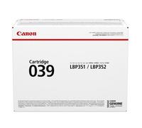 Canon 0287C001/039 Toner cartridge black. 11K pages ISO/IEC 19752 for