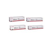 Canon 054H High Yield Black Cyan Magenta Yellow Toner Cartridges Multipack