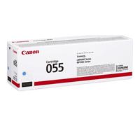 Canon 055. Colour toner page yield: 2100 pages Printing colours: Cyan Quantity per pack: 1 pc(s)