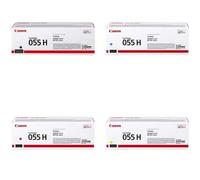 Canon 055H 4 Colour High Capacity Toner Cartridge Multipack