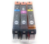 Canon 0621B029 CLI-8C CLI-8M CLI-8Y Original Cyan Magenta Yellow MP810 [No Box]