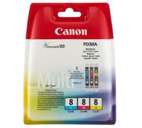 Canon CLI-8 C/M/Y Colour Ink Cartridge Multipack