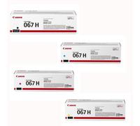 Canon 067H High Capacity 4 Colour Toner Cartridge Multipack - Canon i-SENSYS LBP Series Toner Cartridges - Canon LBP633Cw Printer Cartridges