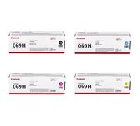 Canon 069H High Yield Black Cyan Magenta Yellow Toner Cartridges Multipack