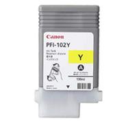 Canon 0898B001AA Original Canon PFI 102Y Yellow Ink Cartridge, 130ml