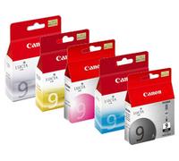 Canon 1034B013 Original Canon PGI 9PBK, C, M, Y, GY Ink Cartridges
