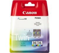 Canon 1511B018 CLI-36Twin Original Color Cartridge for Pixma iP100/iP110