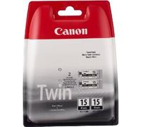 Canon 8190A015 Original Canon BCI-15 Twin Pack Black Ink Cartridge