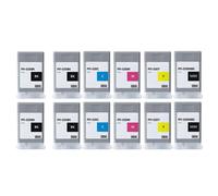 Compatible Canon imagePROGRAF TM-340 Printer Ink Cartridges (12 Pack) -3489C001 Multipack
