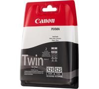 Canon 2 x PGI-525Bk Black Original OEM Inkjet Cartridges (Twin Pack) - 340 Pages