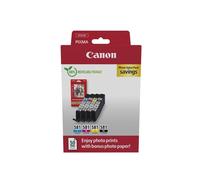 Canon CLI-581 Inkjet Cartridges + Photo Paper Plus Glossy II CMYK
