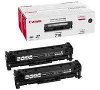 Canon 2662B005/718BKVP Toner cartridge black twin pack. 2x3.4K pages I