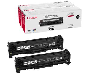 Canon 2662B005/718BKVP Toner cartridge black twin pack. 2x3.4K pages I