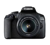 Canon EOS 2000D BK 18-55 IS II EU26 SLR Camera Kit 24.1 MP CMOS 6000 x 4000 pixels Black