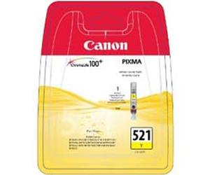 Canon 2936B001 Original Canon CLI-521 Yellow Ink Cartridge (521Y) - CLI-521 Y - 2936B001