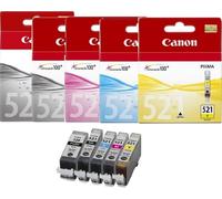 Canon 5 Pixma MP620 Original Printer Ink Cartridges - Cyan/Magenta/Yellow/Black/Large Black