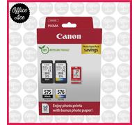 Canon 575 / 576 Ink Cartridge Photo Value Pack - For TR4750i / TR4755i