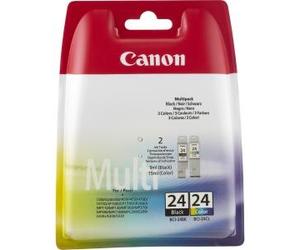 Canon 6881A048 Original Canon BCI-24 Black and Colour Ink Cartridges