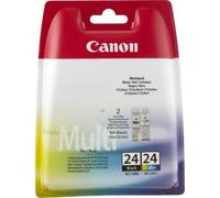 Canon 6881A059 Original Canon BCI-24 Black and Colour Ink Cartridges