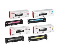 Canon 718 Black Cyan Magenta Yellow Toner Cartridges Multipack