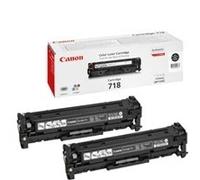 CANON CRG-718 Bk VP toner cartridge 2 pc(s) Original Black