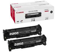 Canon 718VP Twin Value Pack Black Toner Cartridges - 2662B005