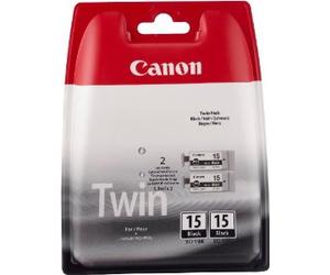 Canon 8190A015 Original Canon BCI-15 Twin Pack Black Ink Cartridge